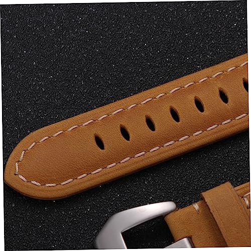 Watchband Large Dial Watch Strap Retro Watchband Vintage Replacement Smooth Material Easy to Wear and Install3