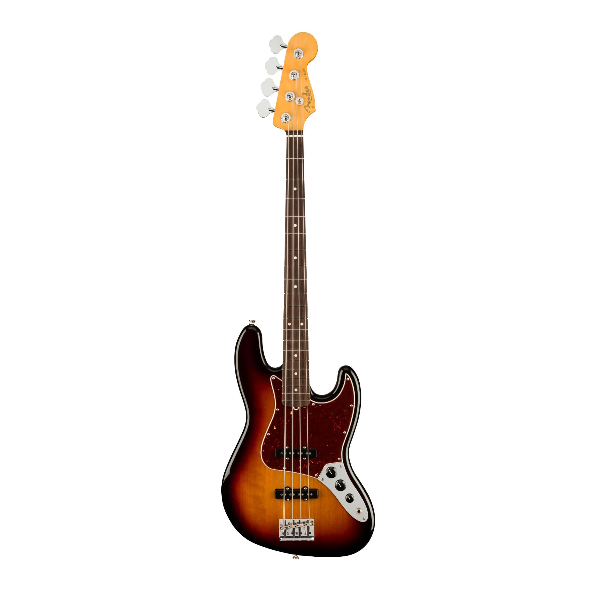 Fender American Professional II Jazz Bass, 3-Color Sunburst, Rosewood Fingerboard