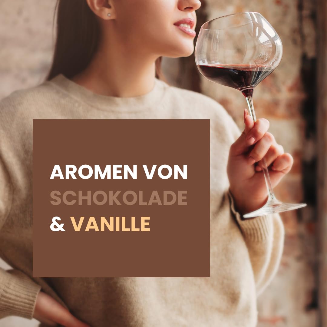 Rosso Nobile al Cioccolata | „Süßer Schokowein“ Weinpaket | 9x 750ml | Ideal für gemütliche Abende | Schokoladiger Rotwein | Exklusives Set