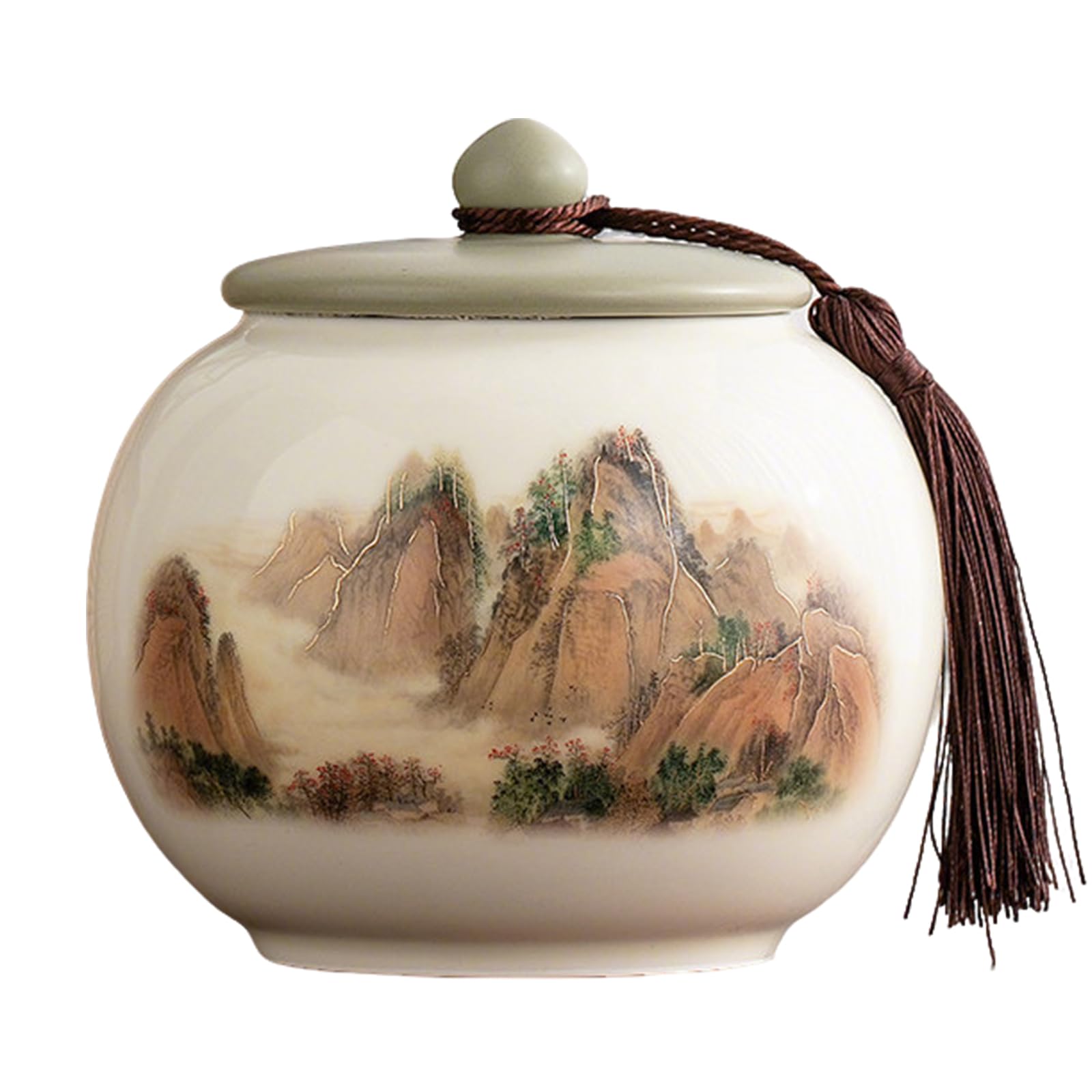 Ceramic Airtight Lid Tea Canister