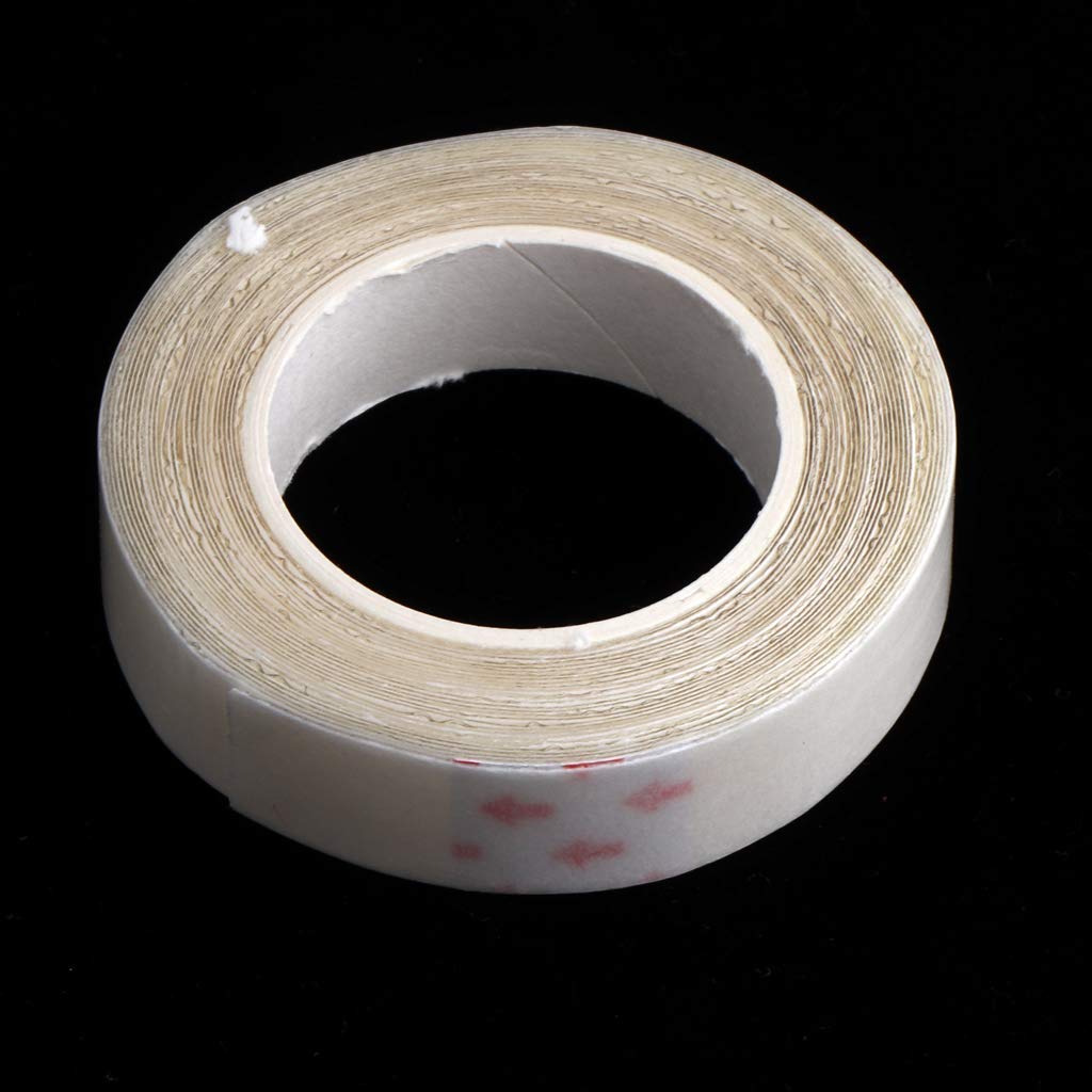 Zalati Adhesivo de doble cara 3 yardas Cinta de peluca frontal de encaje de doble capa para pelucas Tupés Piezas de cabello y extensión de cabello
