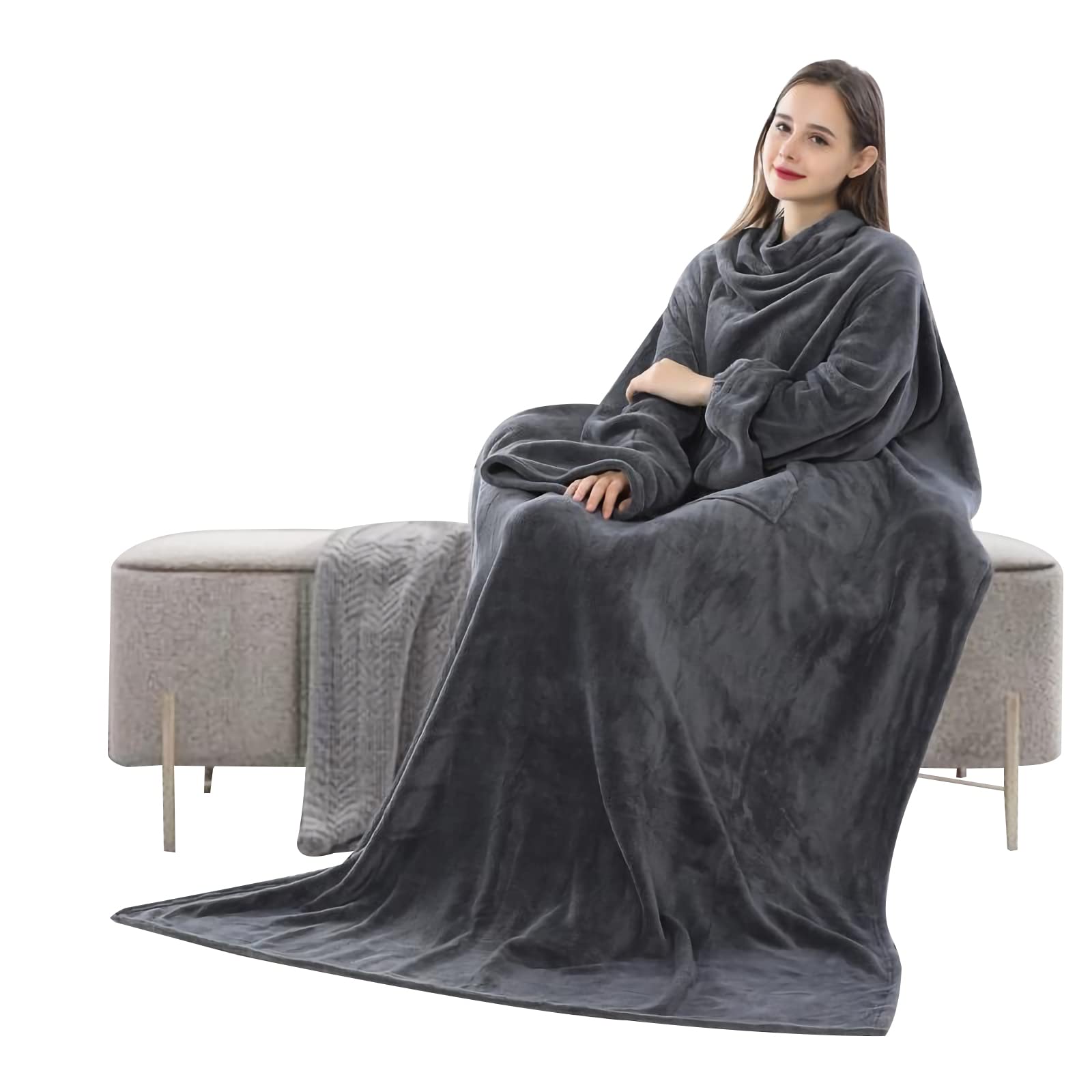 Snuggie Kids Slanket Unisex Girls Boys Wearable Snuggle Blanket With Sleeves  Super Soft, image size:1600x1600