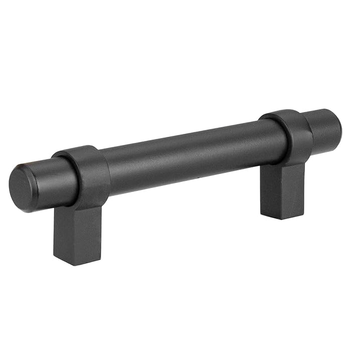 Buy Black Kitchen Pulls 3 Inch Bar 10 Pack of Kitchen