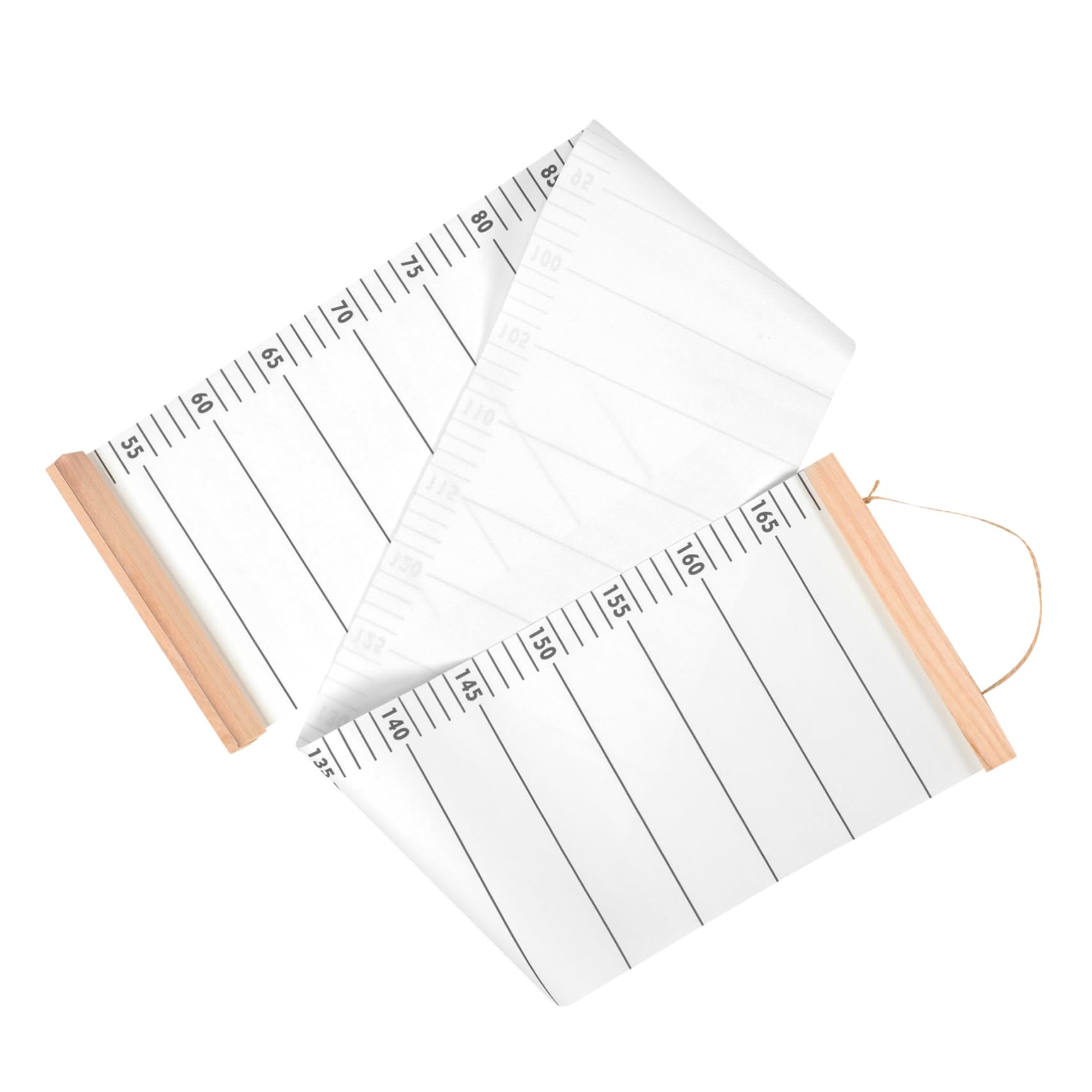 INOOMP Height Measurement Ruler Removable Wall Hanging Growth Chart for Easy Installation Canvas Height Chart Educational Decor for Room