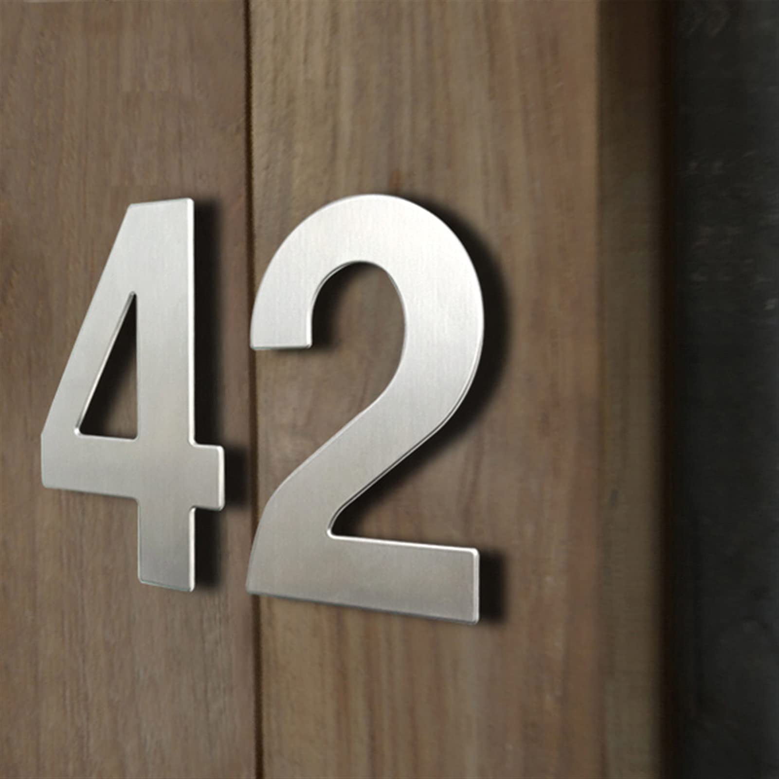 Numery domów ze stali nierdzewnej 304