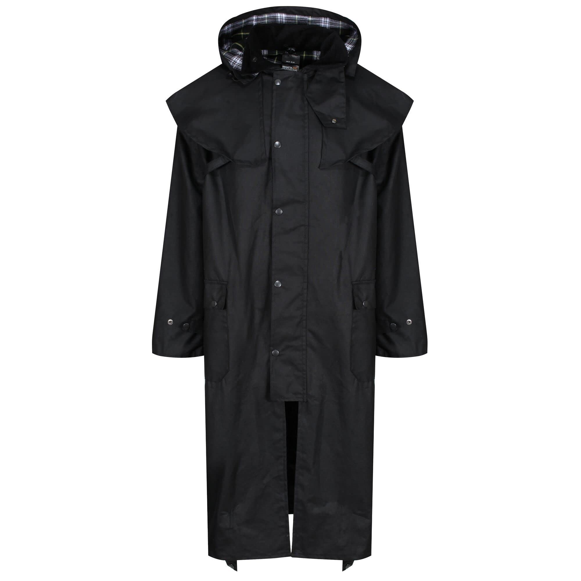 Regatta Men's Black Cranbrook Weatherproof Wax Jacket in Size L, Sports Direct