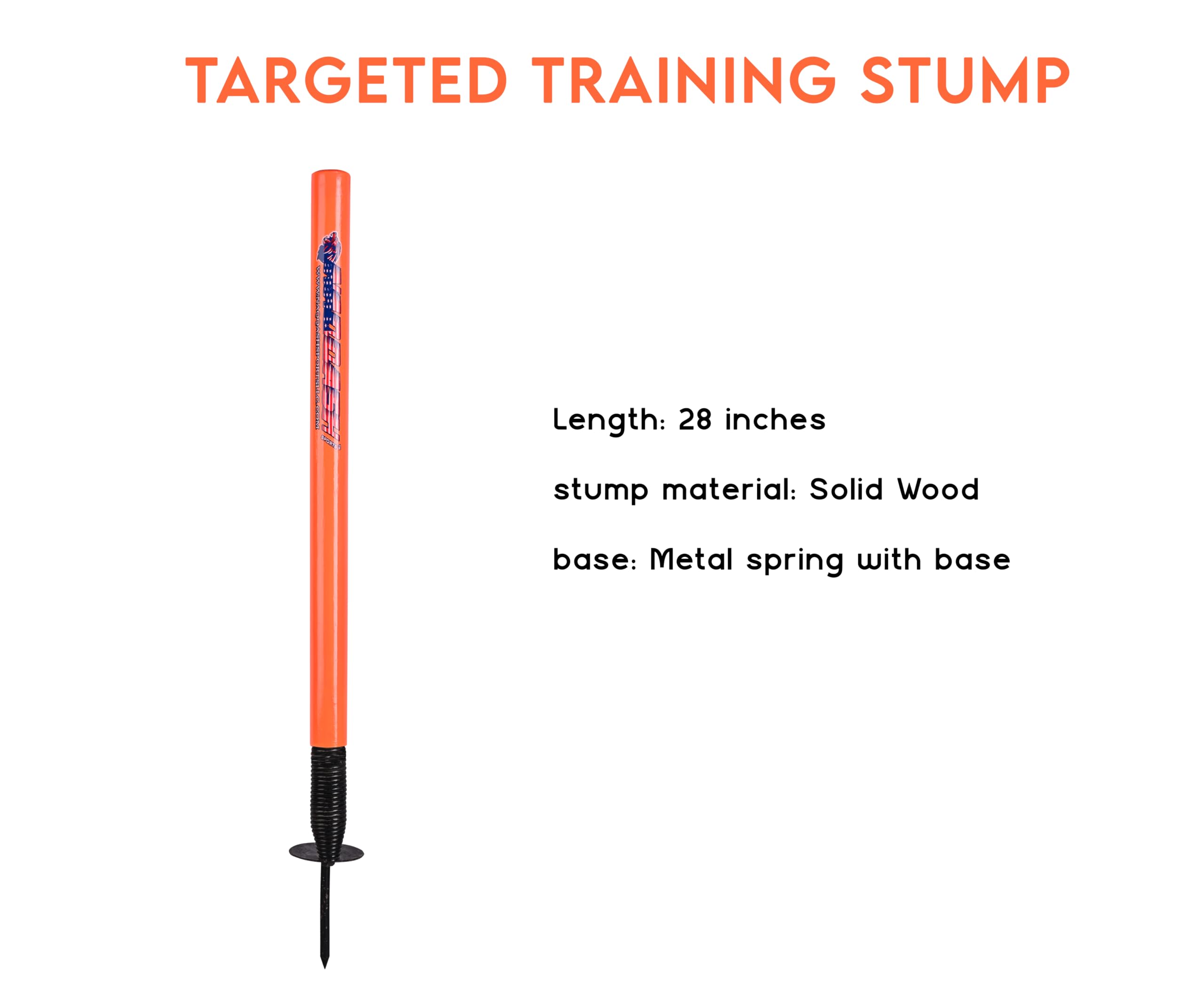 Verbessern Sie Ihr Training mit dem Naqqash Sports Cricket-Ziel-Stump-Wicket: einem 71,1 cm großen, federbelasteten Standard-Stumpf, ideal für Feld- und Bowling-Übungen.