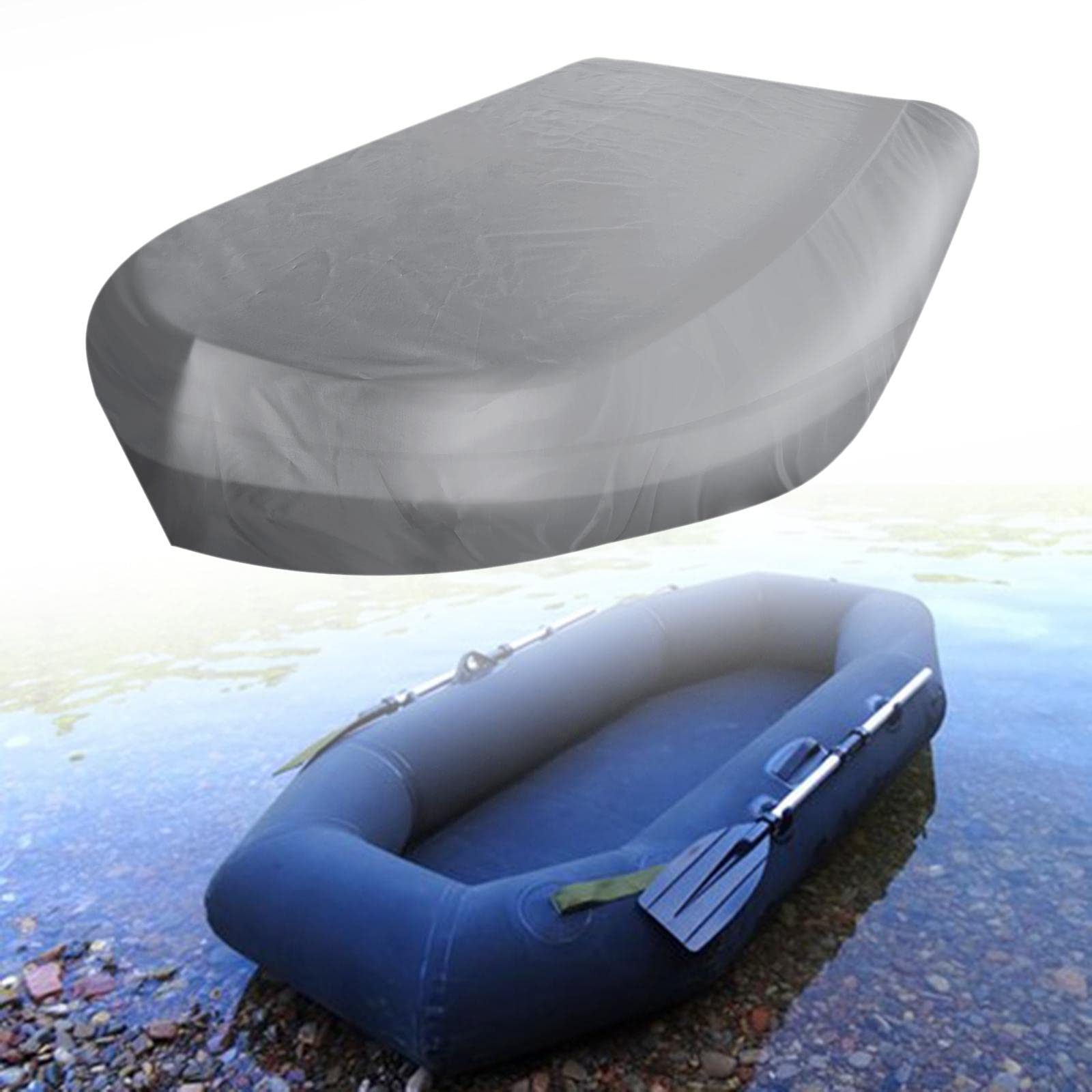 Housse de Bateau, Anti-poussière, Déperlante, Housse pour Canoë, Tissu Oxford, Protection Optimale, Idéale pour Le Stockage Extérieur, Transportable S, 380x200x46cm