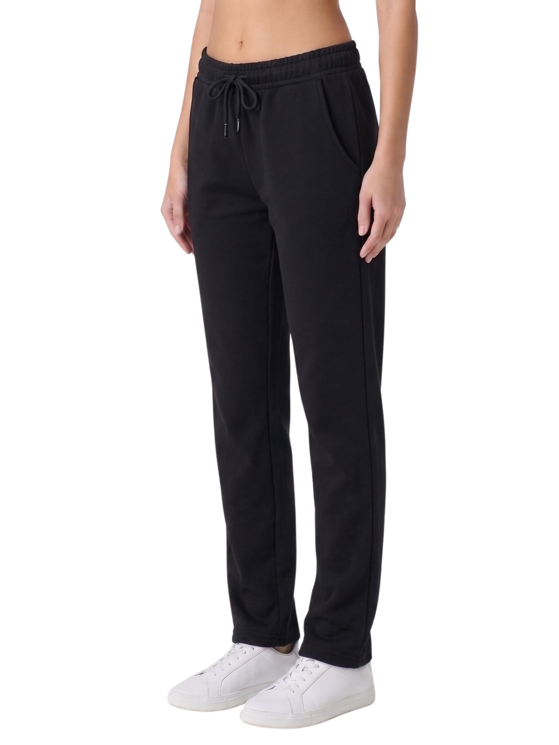 COMEOR Jogginghose Damen - Sporthose Lang Baumwolle Traininghose Lockere Sweatpants mit elastischem Bund und geradem Bein