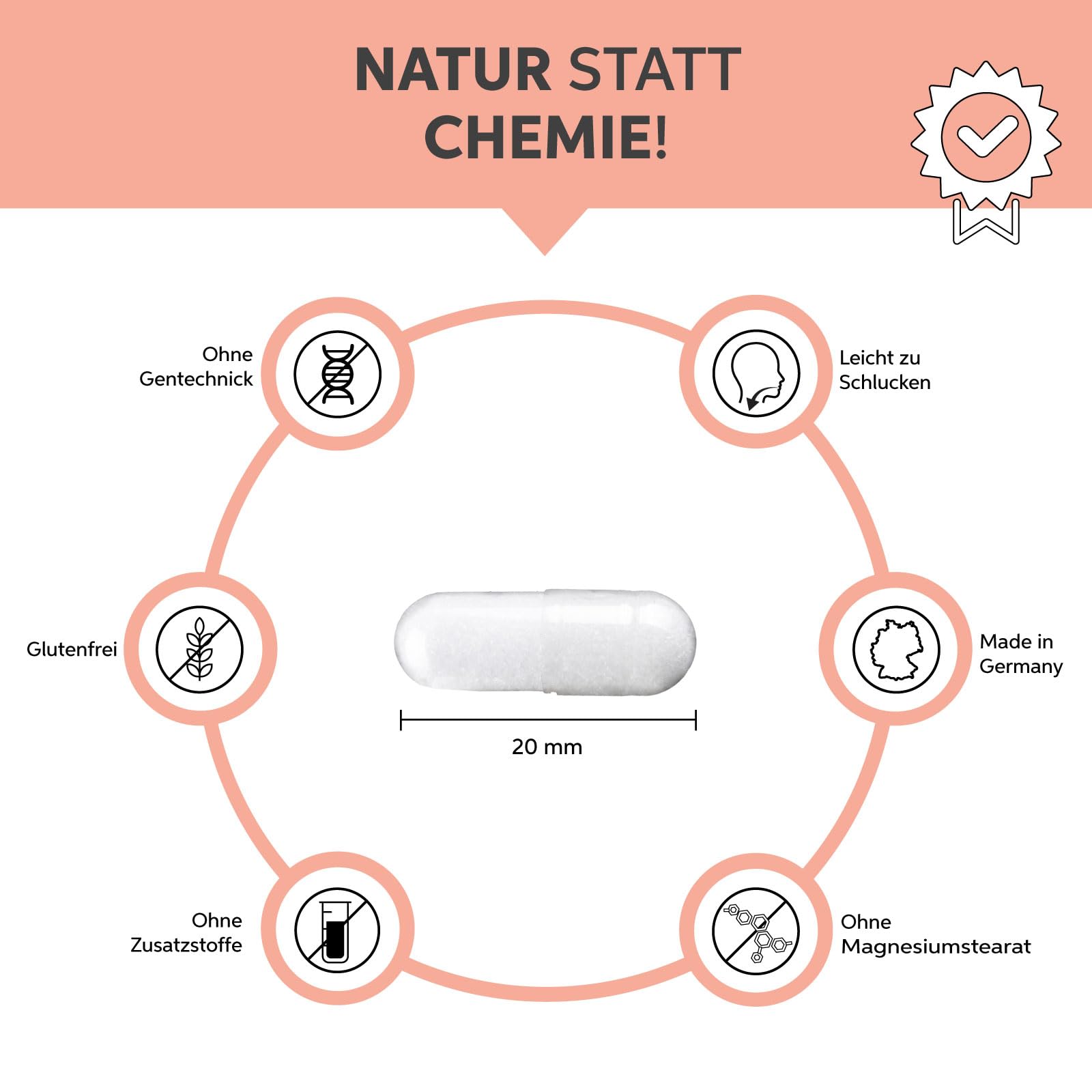 Lot de 1000 gélules de collagène | Haute dose de 1500 mg par jour | Peptides de collagène de bovin de qualité supérieure
