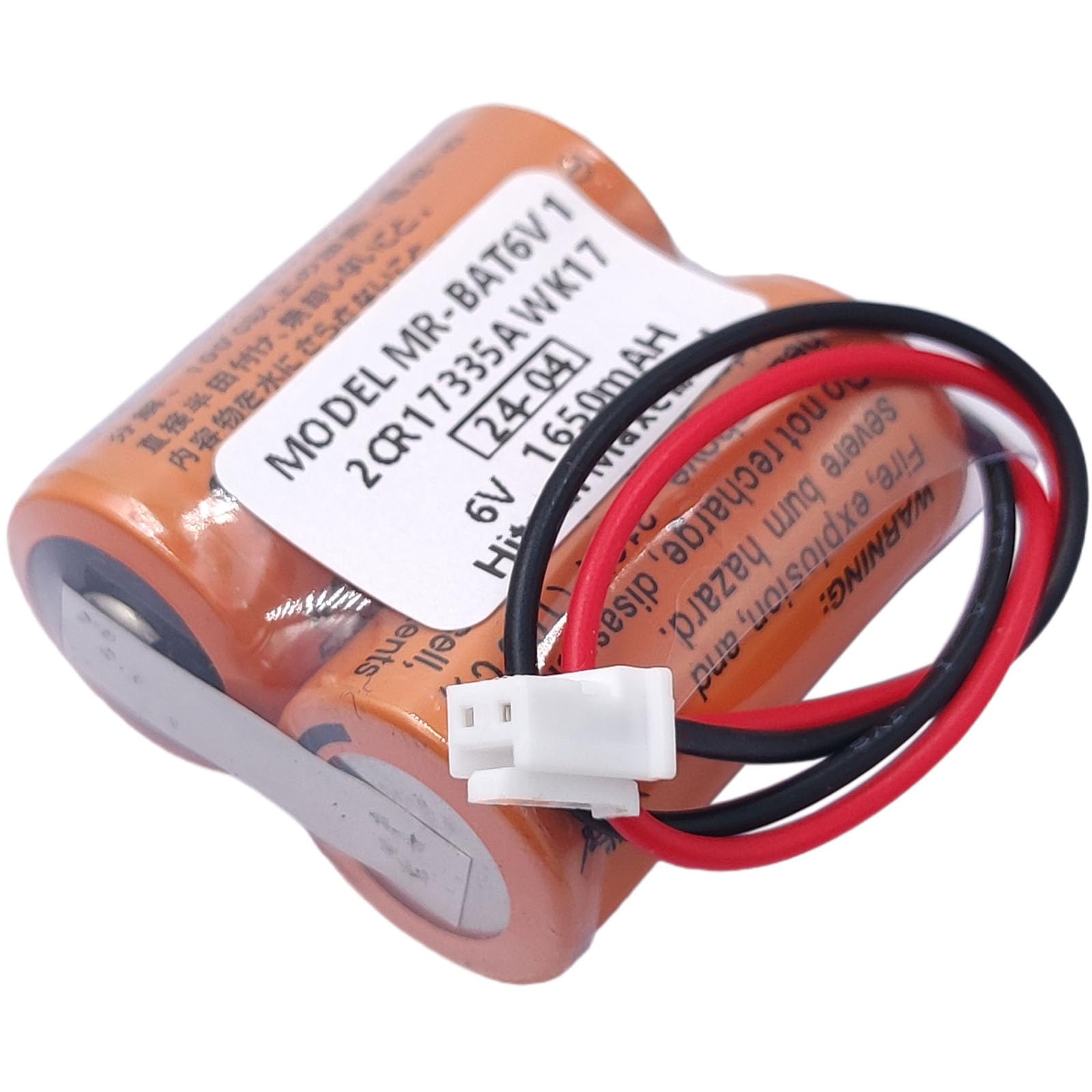 Amazon.com: DCYNXC MR-BAT6V1 2CR17335A WK17 6V 1650mAh Lithium