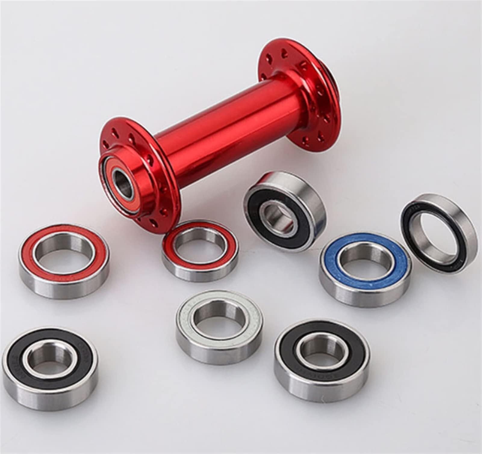 Bearing, Rear Wheel Bearing Customisze for Bicycle 2pcs 15267 15268 16287 16277 17267 17307 18307 163110 173110 2RS Bike Bottom Bracket Repair Seals Wear Resistance(17265 17x26x5mm)