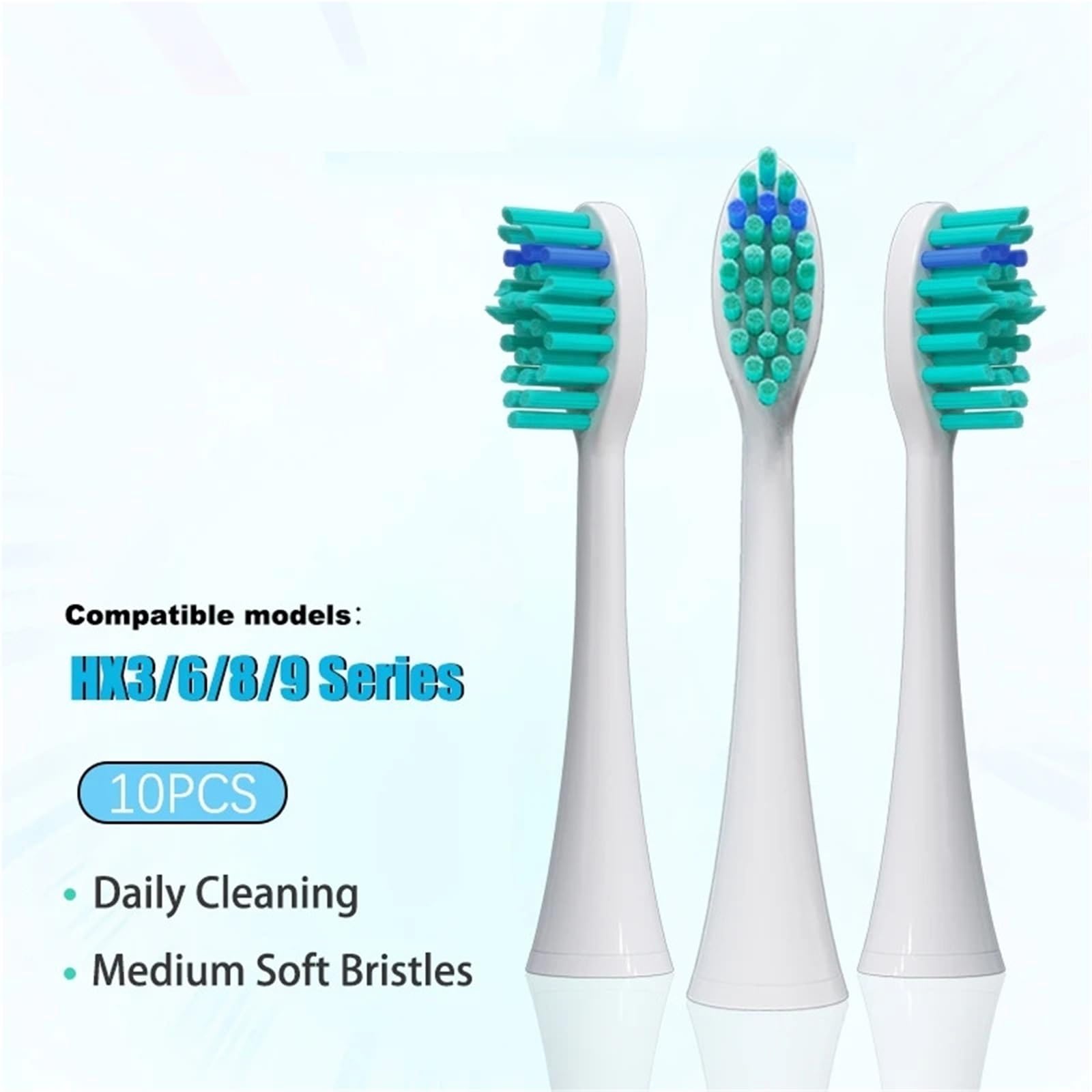 Testine, compatibile con Philips, serie HX3 HX6 HX9