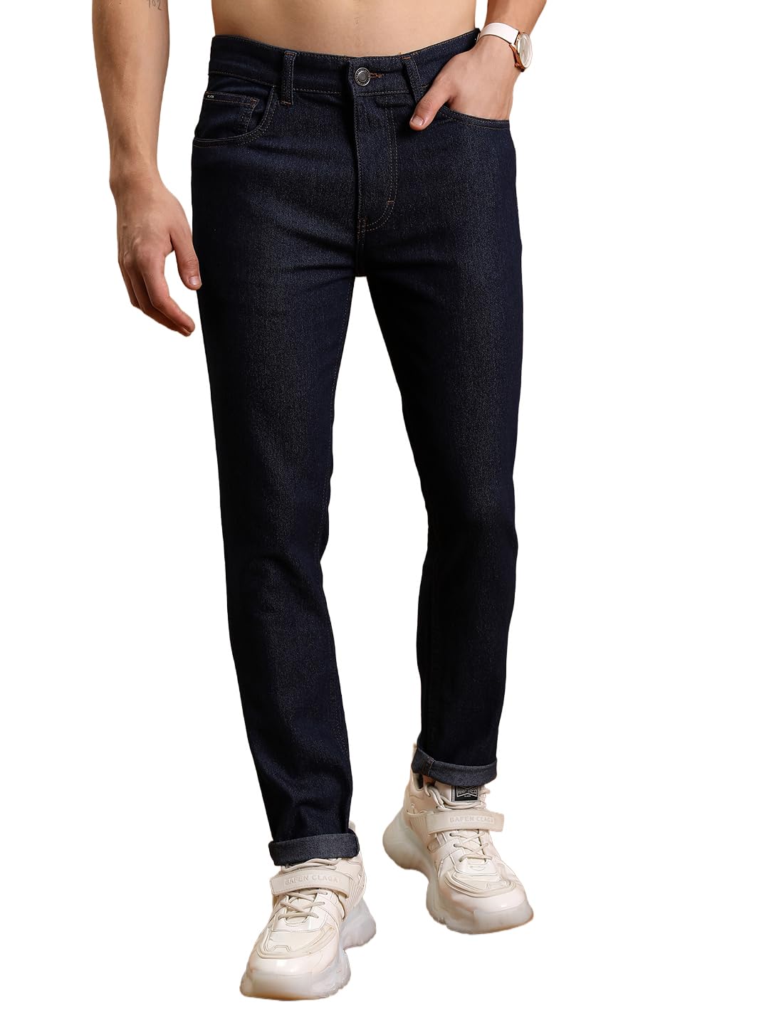 highlander Men’s Straight-Fit Jeans | Classic & Versatile | Stretch Denim | All-Day Comfort-picture-12