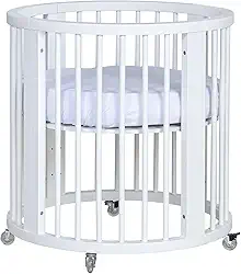 Berço Evolutivo 4 Em1 em Madeira Maciça Crescer Branco