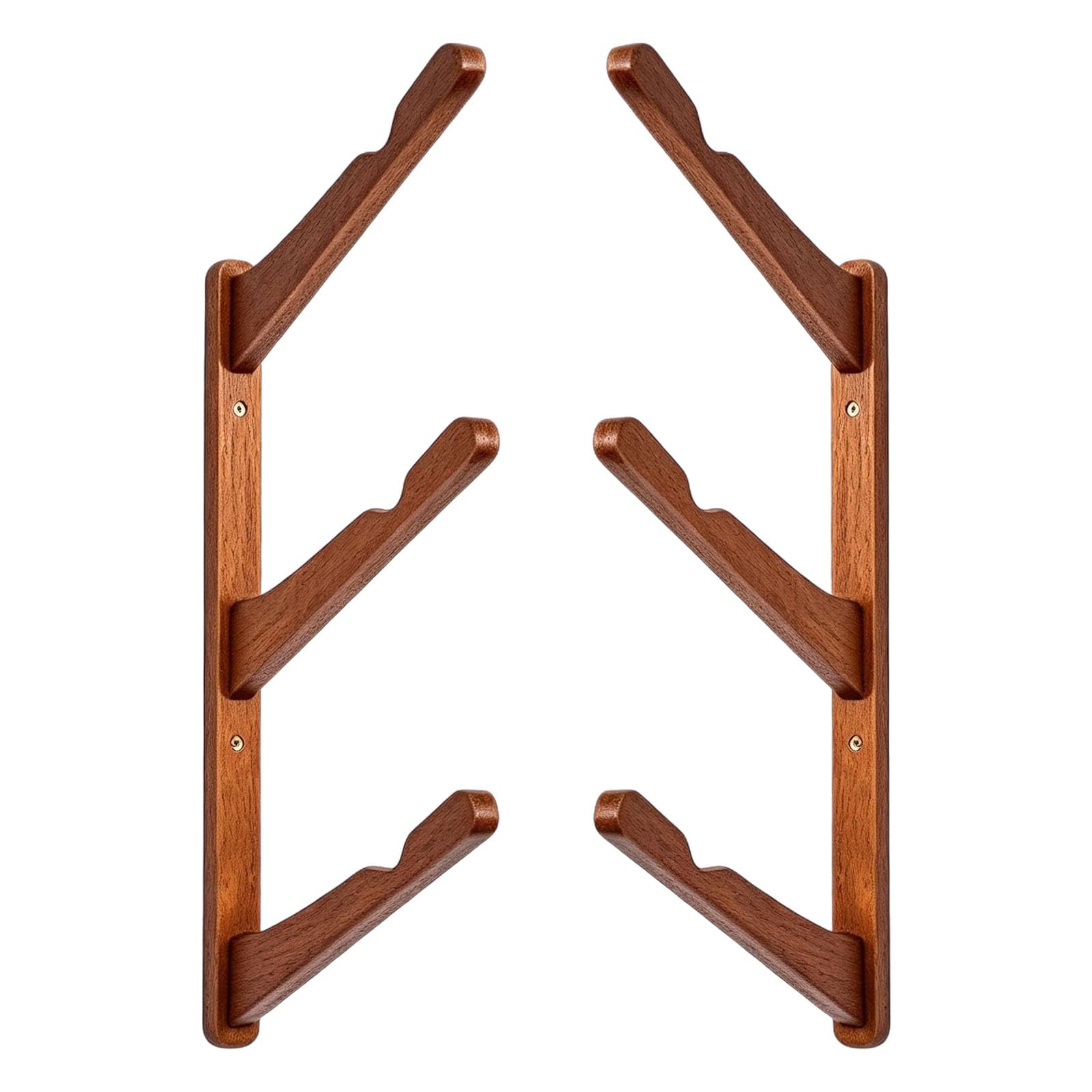 Limtula Natural Wood Surfboard Holder for Wall Mounting Board Organizers Perfect for Skateboards and Snowboards Organization Wooden Surfboard Wall Rack