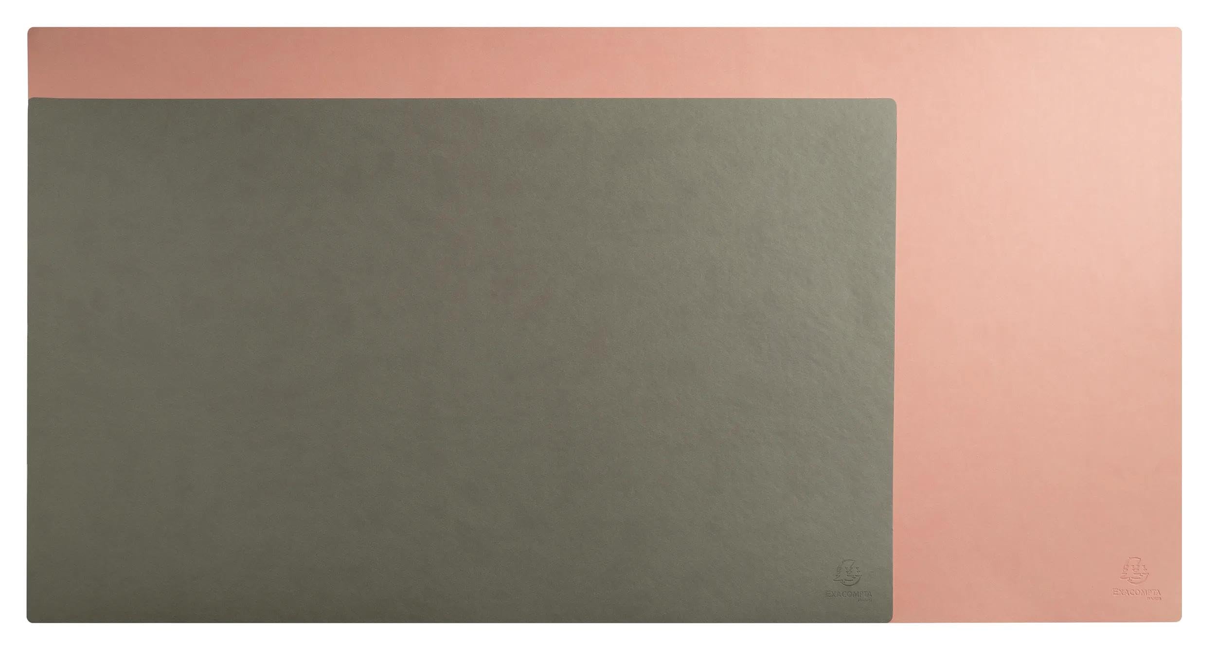 Exacompta - Ref. 29120E – Karton mit 16 weichen Schreibtischunterlagen Home Office – aus zweifarbigem Polyurethan – weich und strapazierfähig, schützt den Schreibtisch, Mauspad – 35 x 60 cm