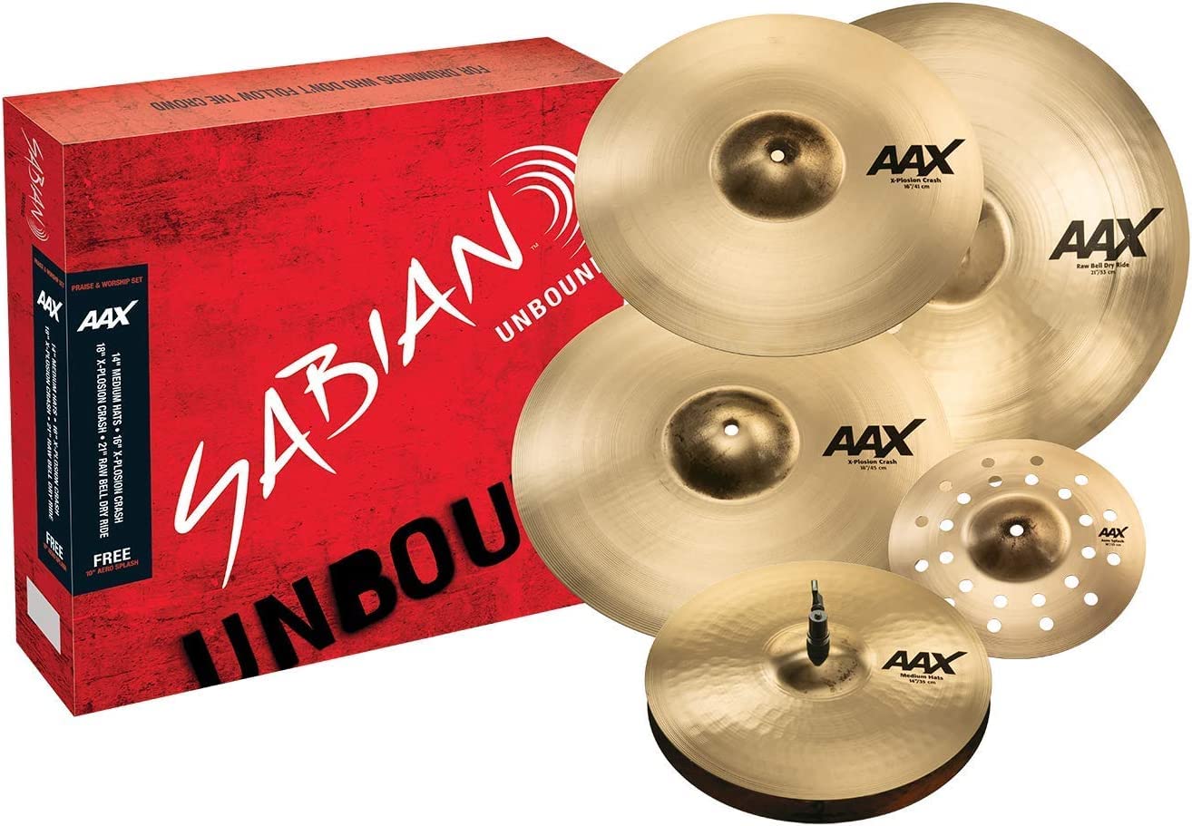 Sabian Cymbal Variety Package, AAX Praise and Worship Set