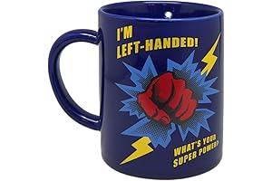 "Super Power" Dribble Mug:
The Perfect Pick for Lefties