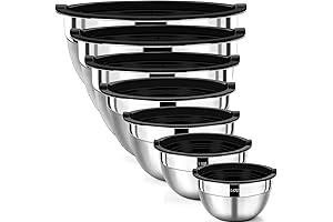 Exquisite Metal Mixing Bowls