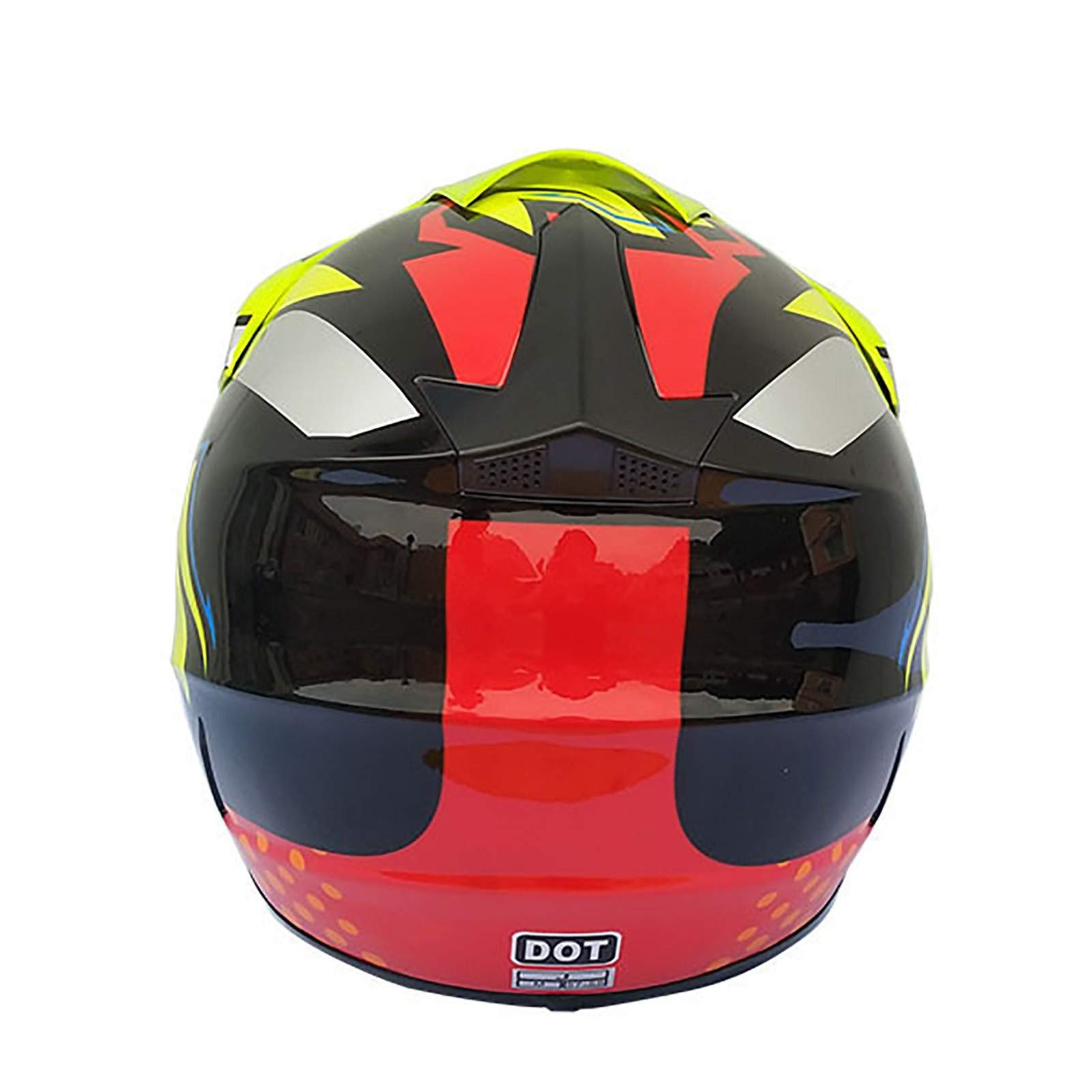 HZIH Motocross Helm,Fullface Helm Motorrad Crosshelm für Mountainbike ATV BMX Downhill Offroad,Für Motorrad Crossbike Off Road Enduro Sport Fahrrad Motocross Helm,ECE-Zertifizierung I,XL=58~59cm Auto & Motorrad