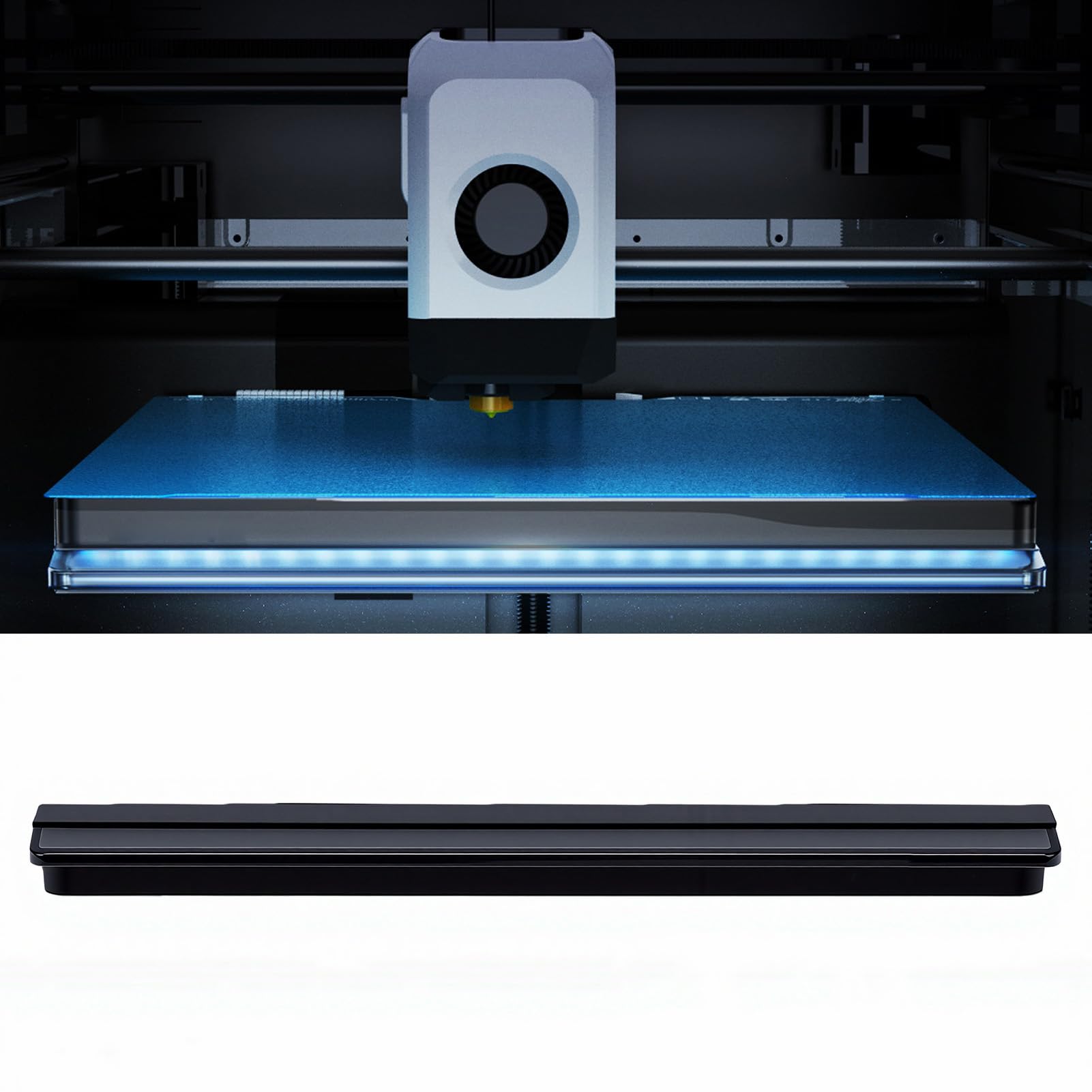 FTVOGUE Pasek LED do P1P, Dynamic Colors, Zastępczy | Personalizacja sieci, Obudowa odporna na ciepło, Integracja z oświetleniem otoczenia, Kompatybilność z drukarkami 3D