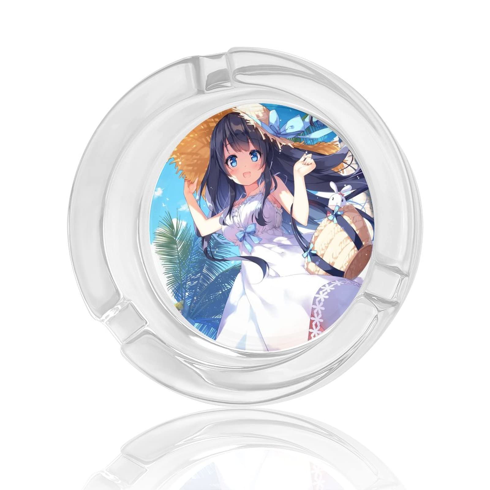 【超希少】 かてぃ ガラス灰皿 Abema Amazon.co.jp: ガラス灰皿 可愛いアニメ柄 サマー ドレス 女の子