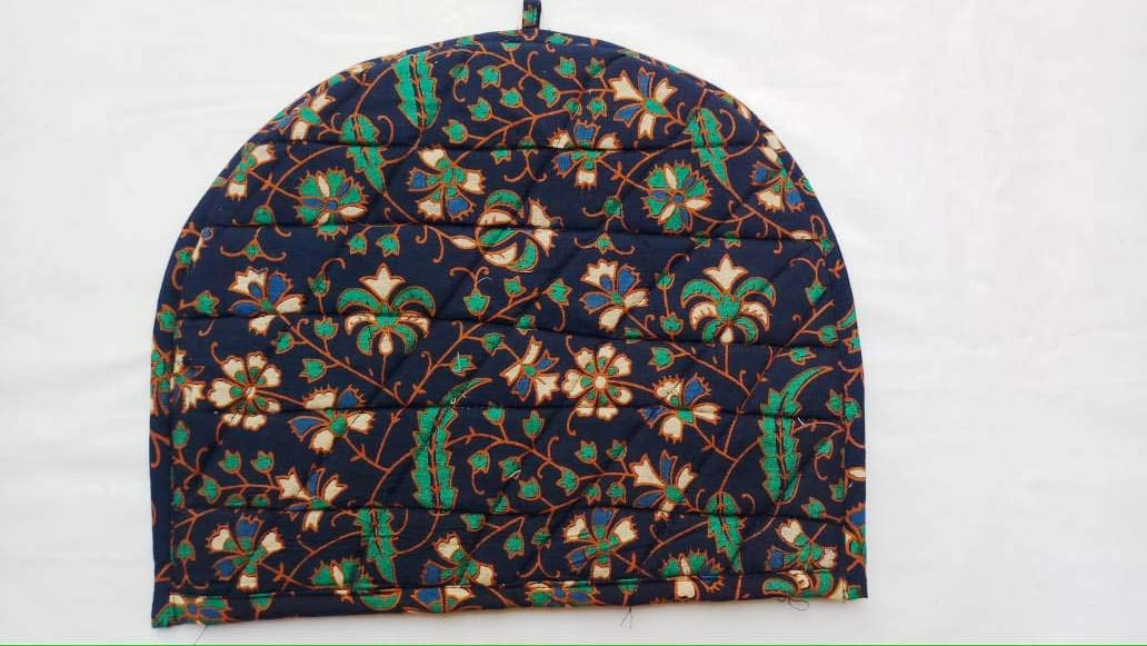 Mandala Tea Cozy Cover Hand Block Winter Tea Cozy Cotton Tea Kettle Warmer Pot Cover Hot Coffee Cover Handamde Kitchen D�cor (Pattern 45)