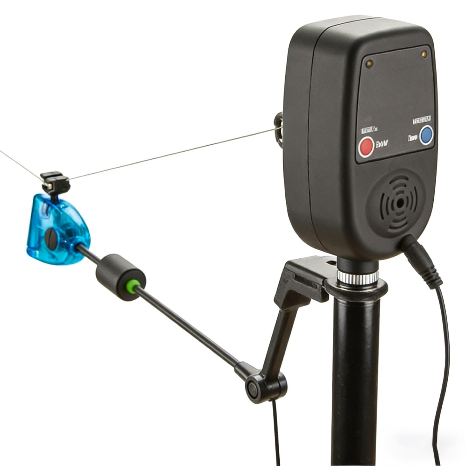 GBKDQQ Lot de 4 swingers pour la pêche à la carpe, 4 couleurs avec LED/raccord rapide/2 niveaux, indicateur de touche pour accessoires de pêche, élasticité réglable pour la pêche de nuit et la pêche à