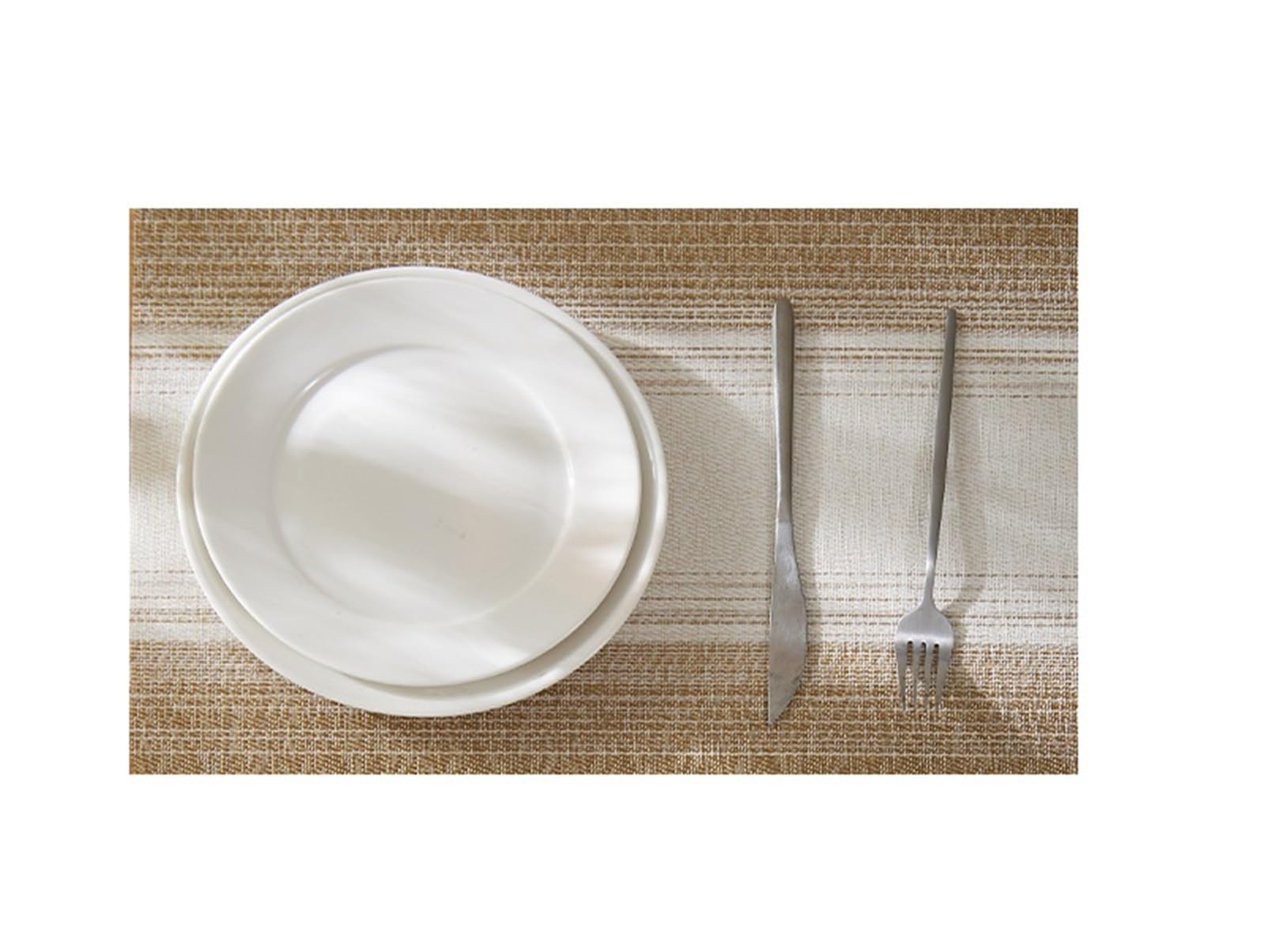 GrassWoven Placemat, 4/6 pcs PVC Woven Braided Place Mats 45x30cm Washable Dining Kitchen(6pcs)