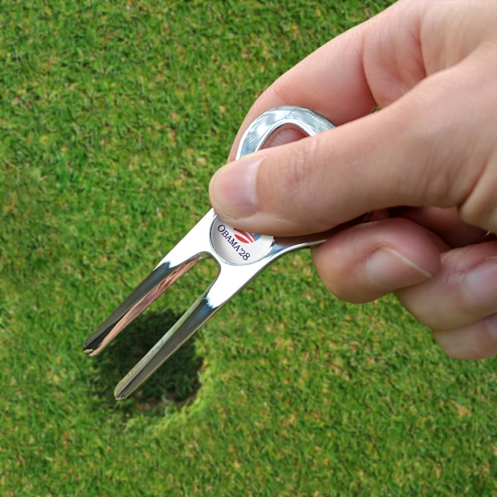Graphics & More Obama 2028 Circle Golf Golfing Divot Repair Tool Bottle Opener