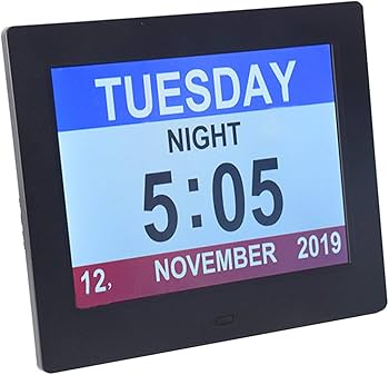 Amazon | デジタル フォト フレーム 8 インチ 時計/カレンダー/日付