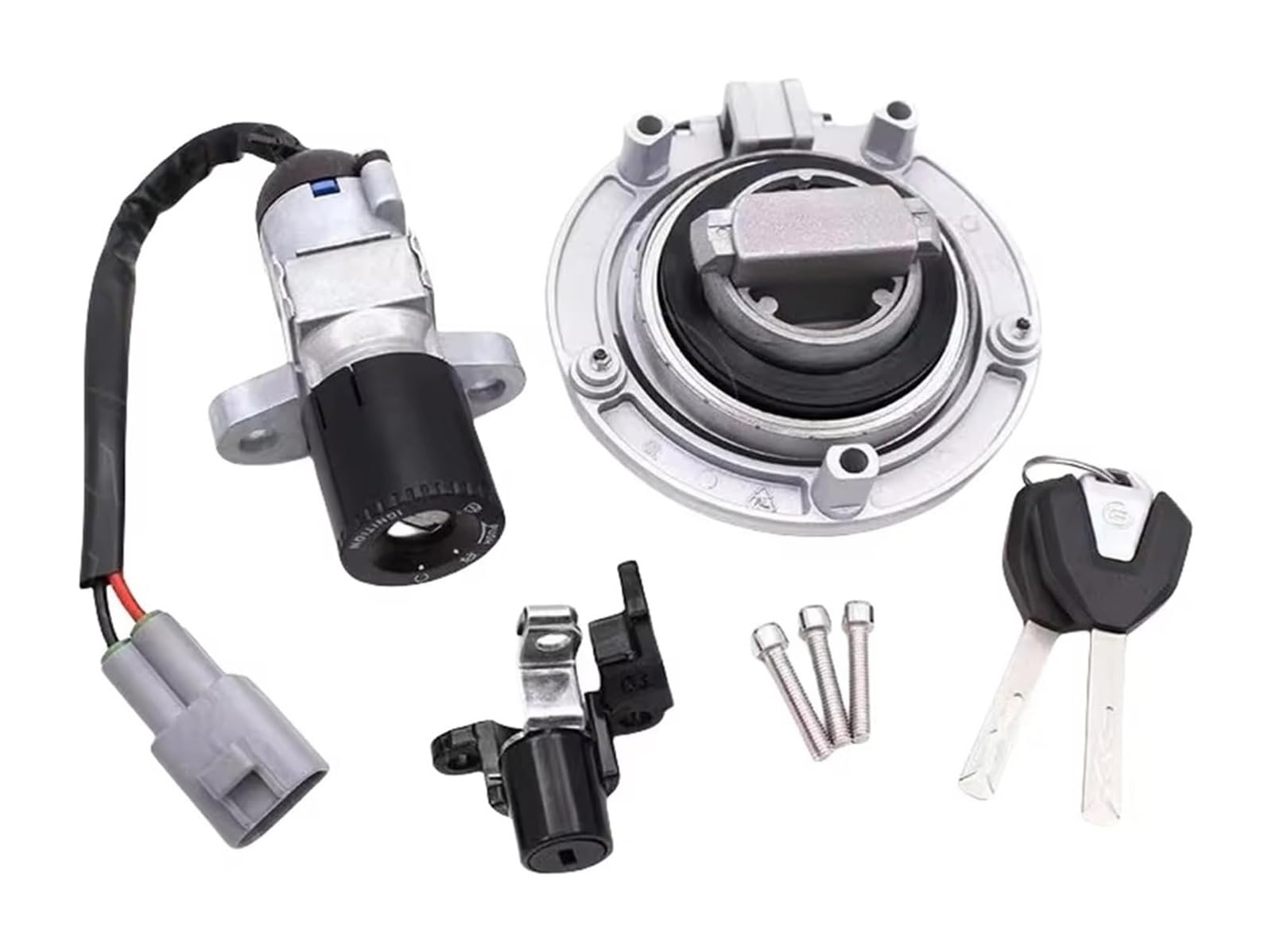 Blocco Accensione Per C&FMOTO Per CF Moto Per CF250NK 250/300 Per NK 250SR 300NK 250NK 250sr Set Chiavi Per Interruttore Accensione E Tappo Del Serbatoio Per Moto Interruttore Moto