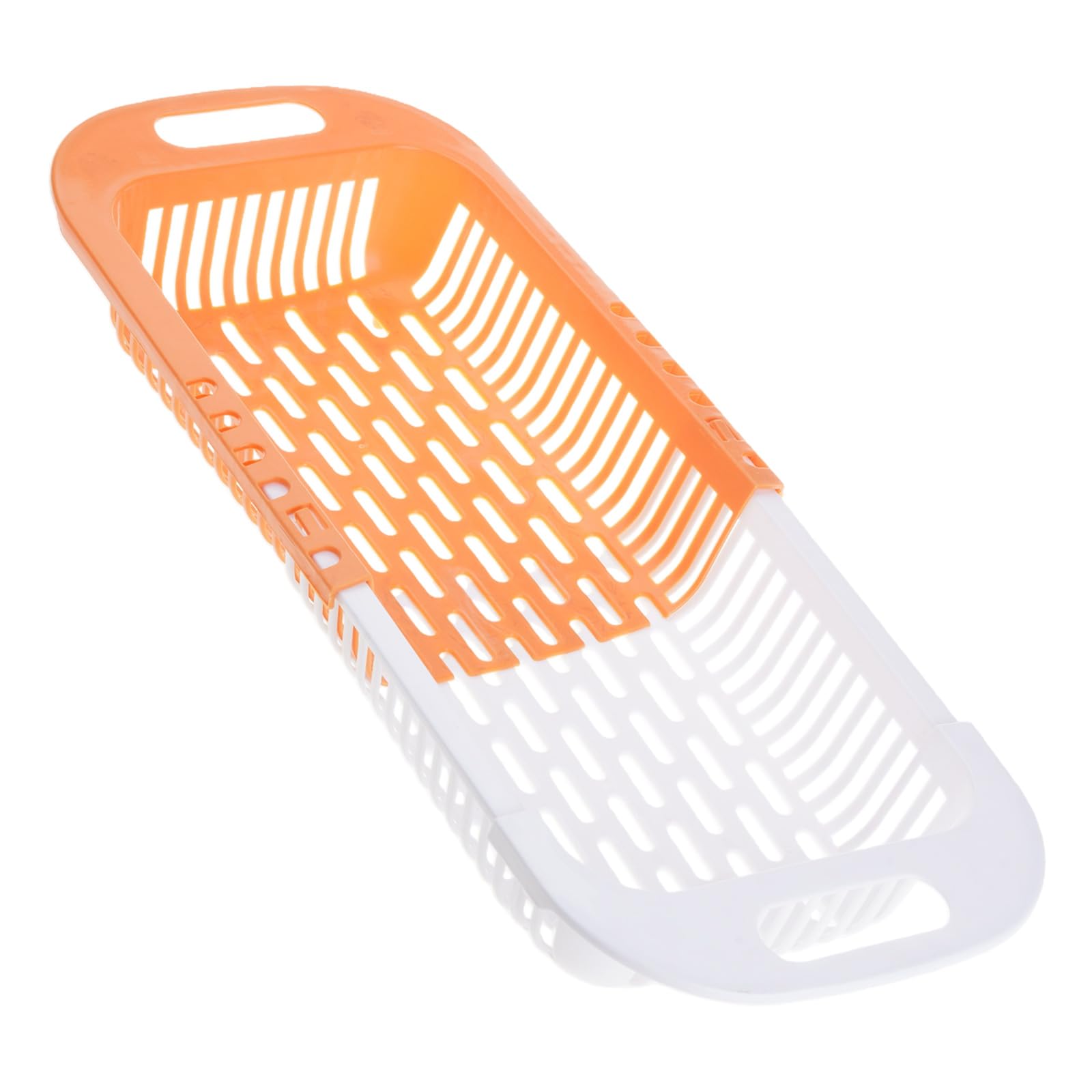 MICFENY Multifunctional Over Sink Storage Rack Space Saving Vegetable Fruit Washing Strainer Basket Easy Install Colander