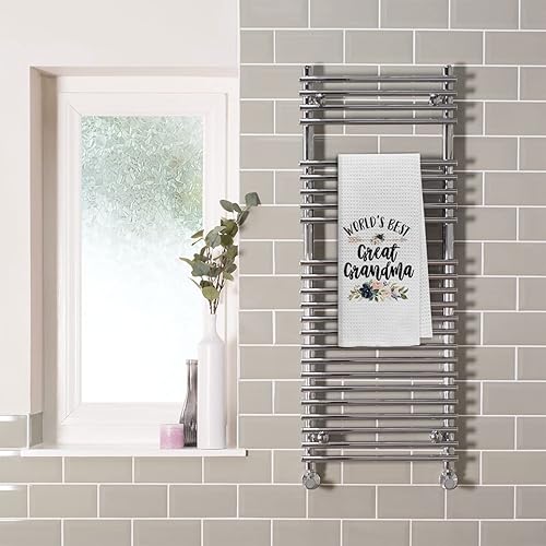 Miniatura 2 de Dibor World's Best Great Grandma - Toallas de cocina florales para cocina, paños de cocina, paños de cocina, paños de cocina para baño, cocina,