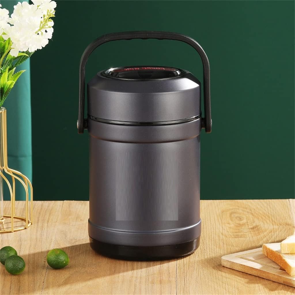 Stainless Steel Vacuum Insulated Lunch Box, Large Capacity Bucket, Multi-layer Pot Carrying Bento