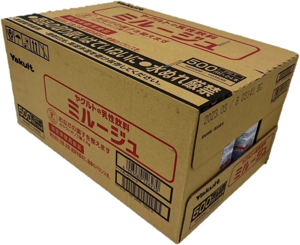 Amazon.co.jp: ヤクルト ミルージュ 乳性飲料 500ml×24本 : 食品・飲料