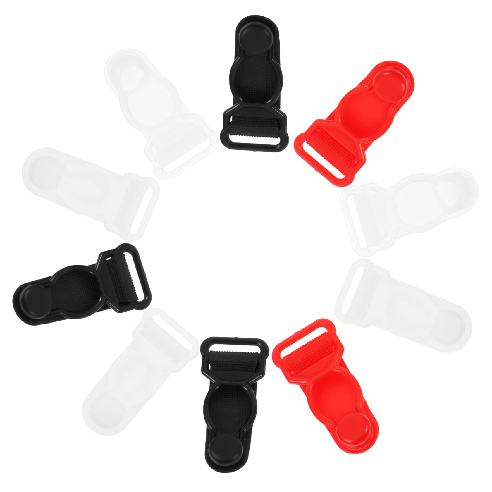 Didiseaon Djustable Sock Clamp 80pcs Garter Buckle for Socks Non-slip Design for Both Men Women