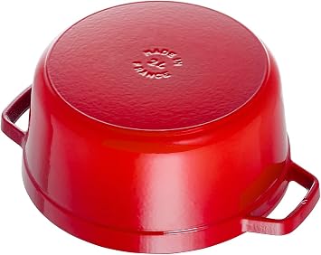 Staub Round Cocotte - 9Qt - Cherry