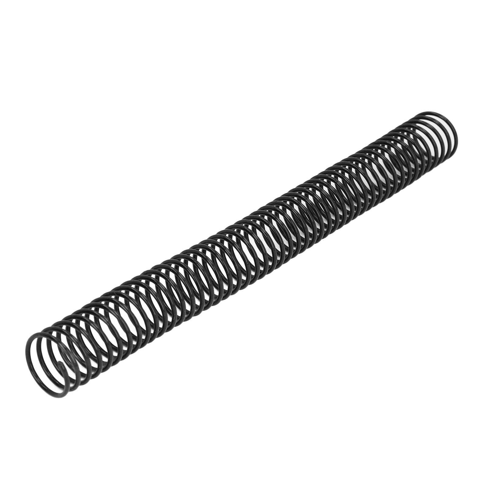 35 sztuk cewek do bindowania papieru A4, średnica 25,4 mm, 48 pętli, plastikowe spiralne grzbiety z drutu o podziałce 4:1, pojemność 215 arkuszy, kolor biały (Czarny)