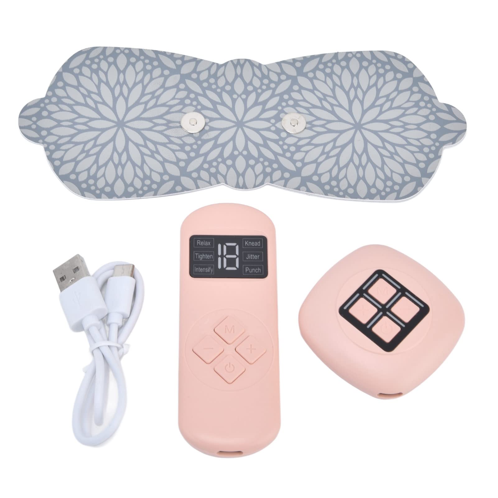 Cervical Neck Traction Device and Trigger Point Massager, Cervical Massage Patch EMSs Cordless Remote Massager Fatigue Relieve Neck Massager Patch for Amazing Results