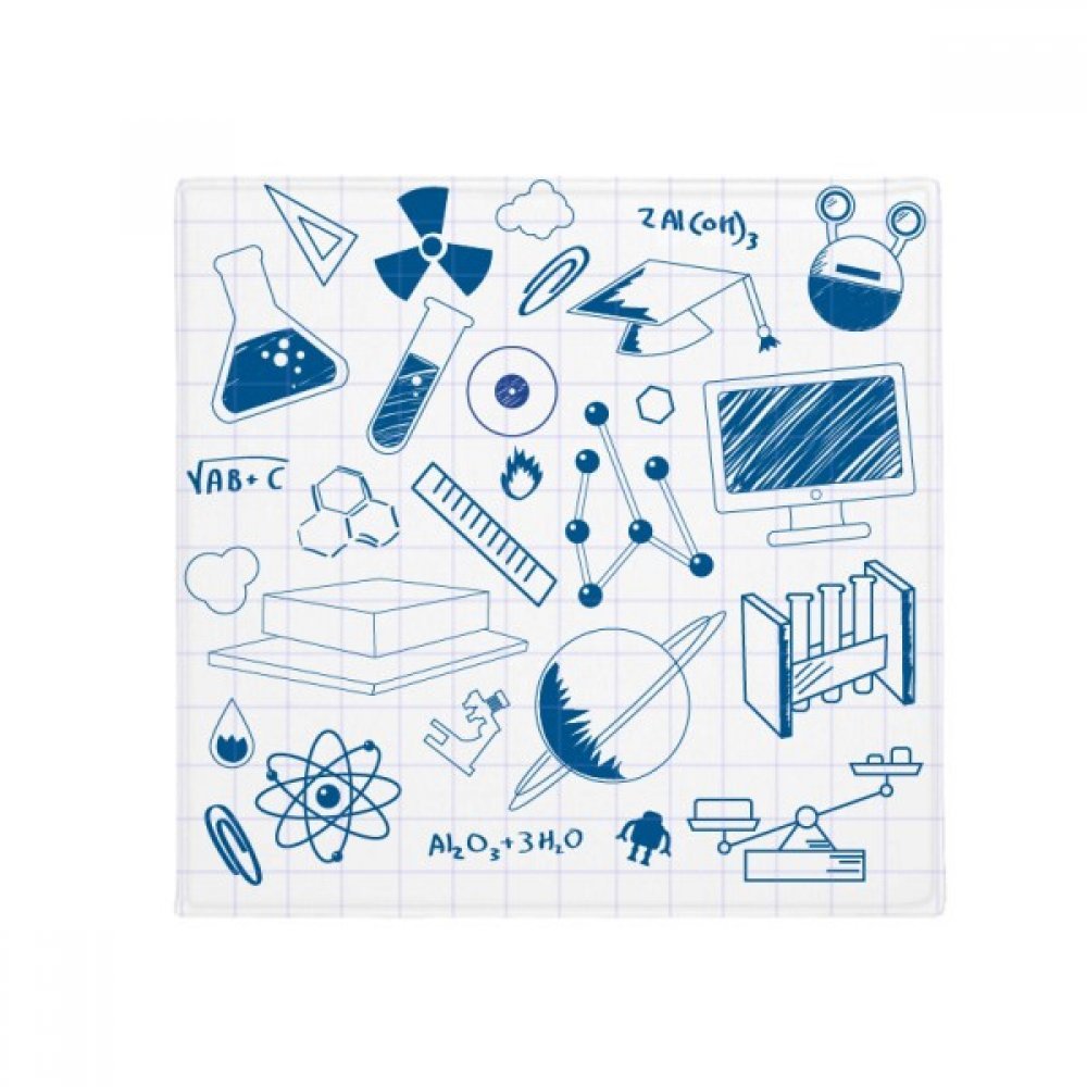 Tapis de sol chimie bleu 80x80cm antidérapant pour cuisine et animaux