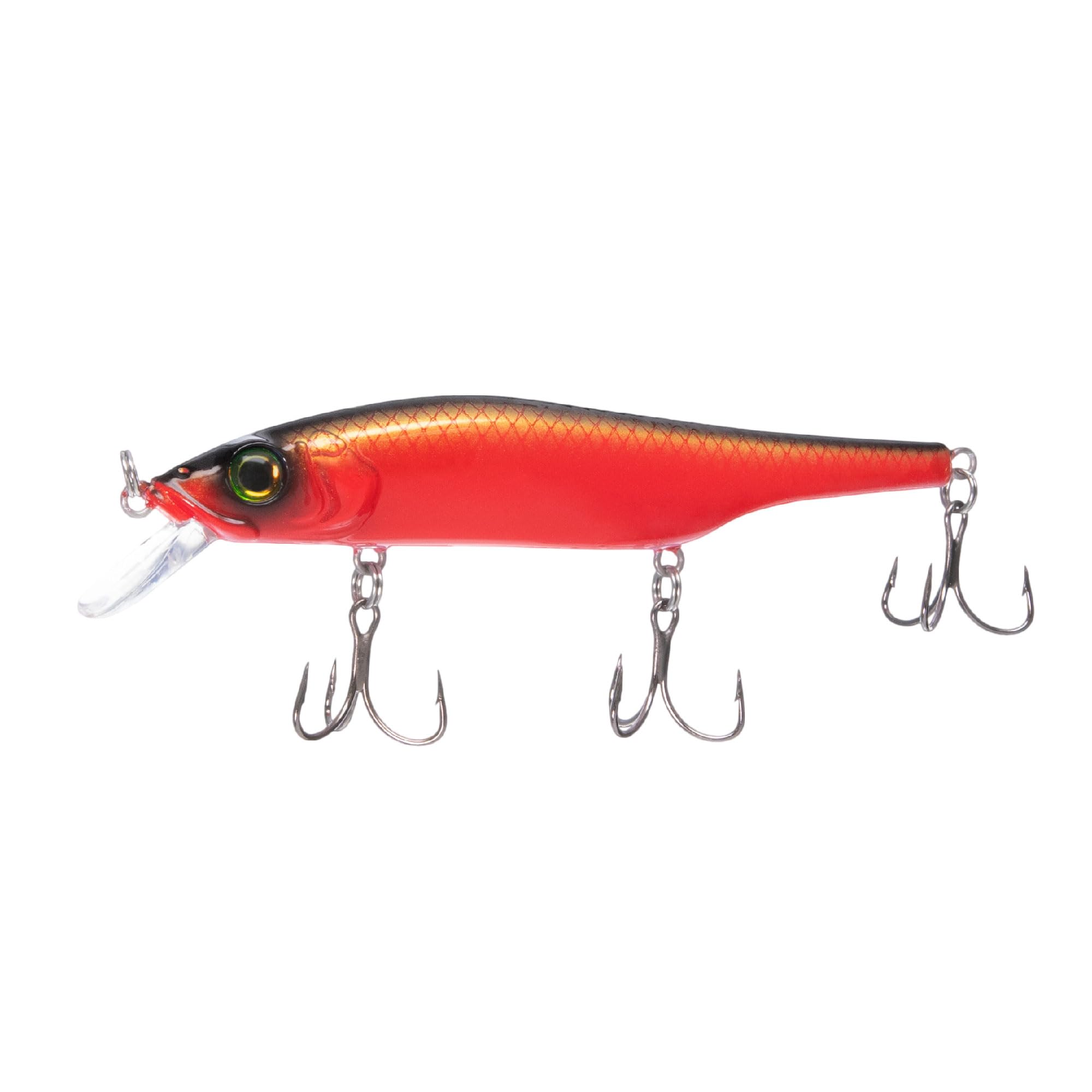Bill Lewis Scope-Stik 120 Suspending 7'-10' Jerkbait Fishing Lifelike Freshwater & Saltwater Lure with Mustad UltraPoint Triple Grip Hooks, Baton Rouge