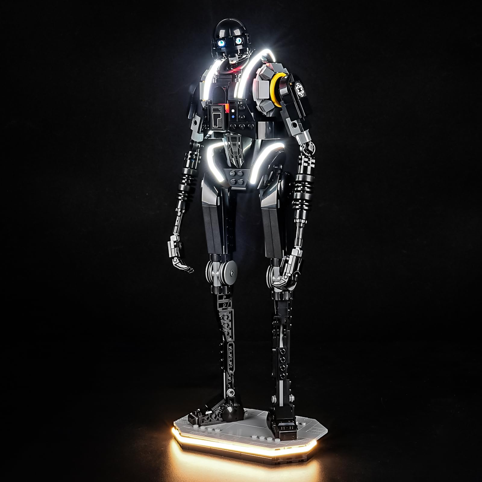 LIGHTAILING Zestaw świateł do Lego-75434 droid bezpieczeństwa K-2SO - zestaw oświetleniowy LED, kompatybilny z modelami klocków Lego - zestaw modeli nie wchodzi w zakres dostawy