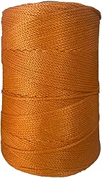 Fio nautico 500g 3mm 500m cores Linha Rabo rato bolsa corda cordão polipropileno croche trico cone (Cerâmica)