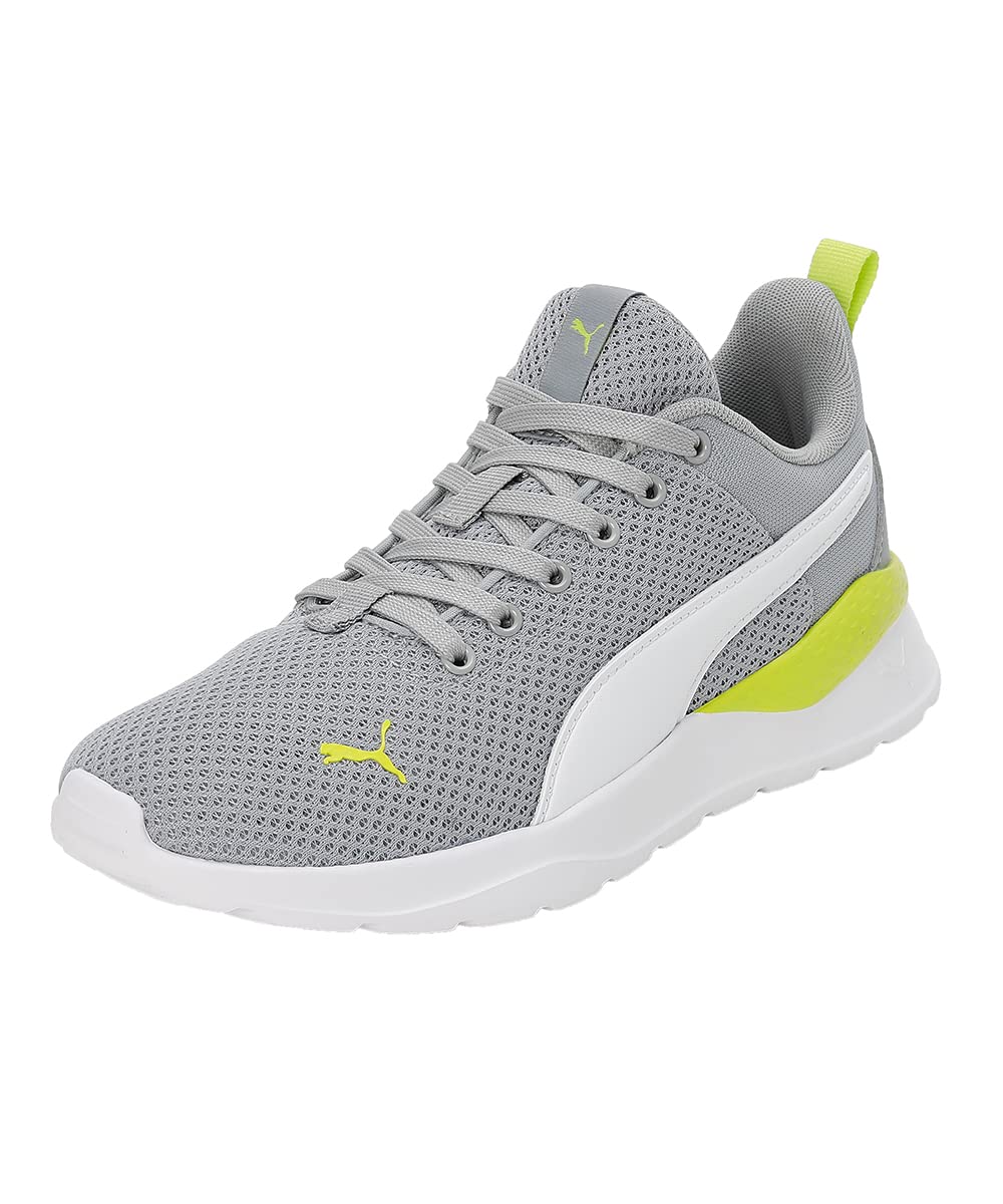Puma Unisex-Kid Anzarun Lite Junior Cool Mid Gray-White-Lime Smash Sneaker - 3UK (37200429) (B0BQBVMF77) Amazon Price History, Amazon Price Tracker