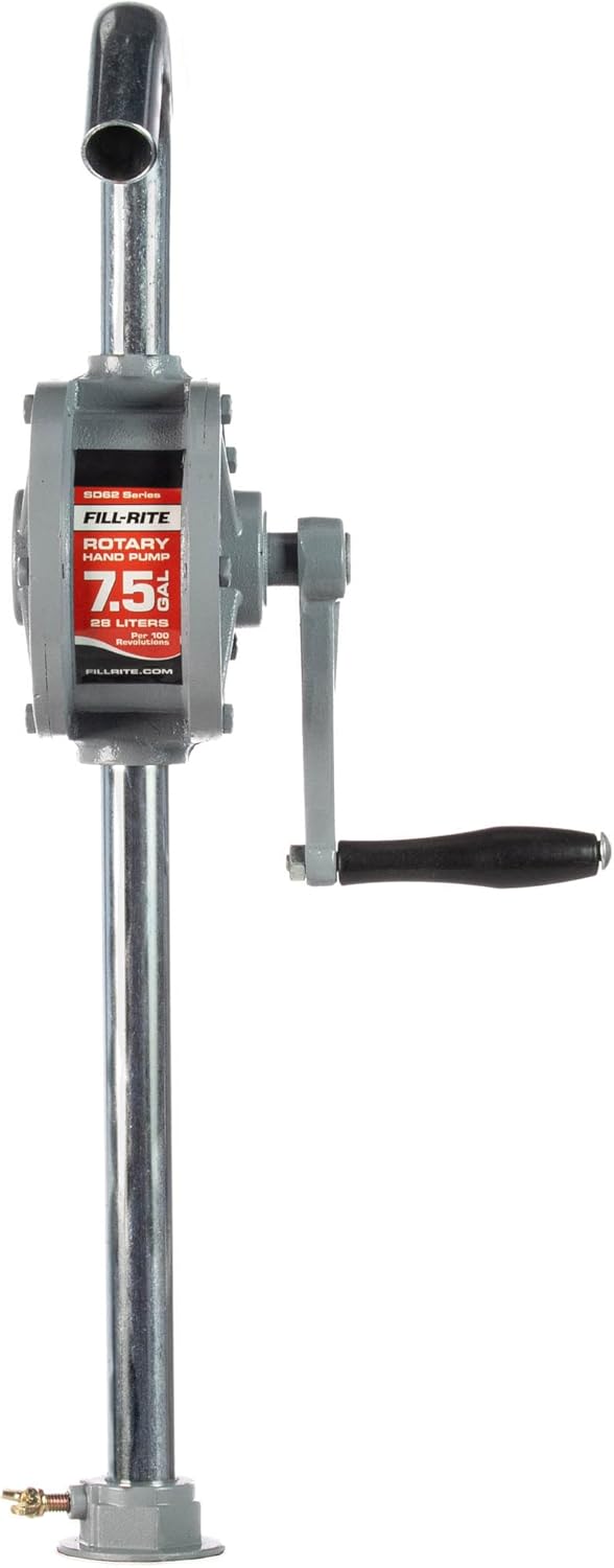 FillRite SD62 Rotary Oil Transfer Hand Pump w/Pail Spout