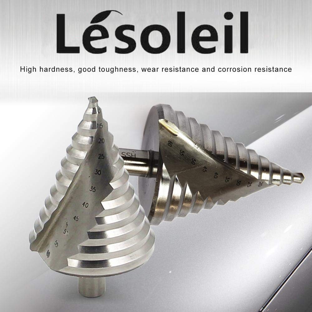 LESOLEIL Foret Étape Profi HSS - Spirale Peeling Set De Foret De Cône De Forage 6-60mm