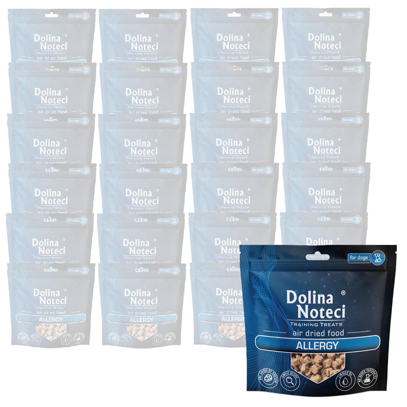 Dolina Noteci Training Treats Allergy monobiałkowy przysmak dla psa z wołowiną 130g x24