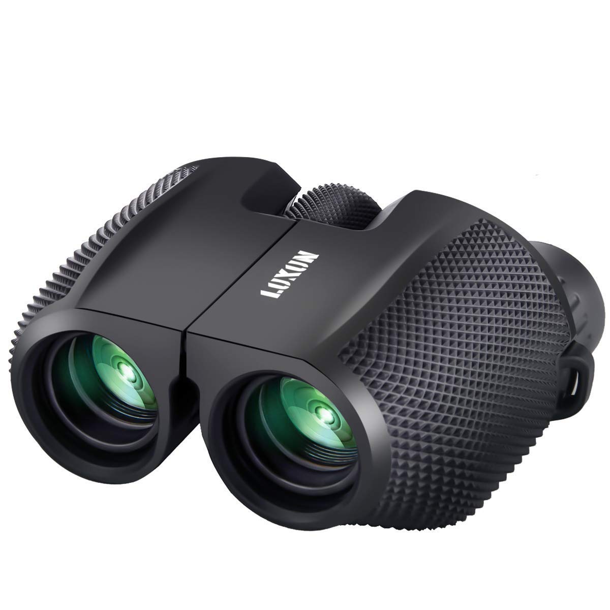 SGODDE Compact Binoculars for Adult Kids 10x25 Waterproof Binocular Weak Light Night Vision Folding High Powered Clear Binoculars Lightweight Bird Watching